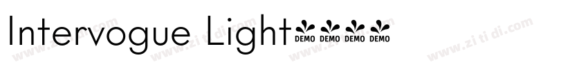Intervogue Light字体转换 Intervogue Light字体转换